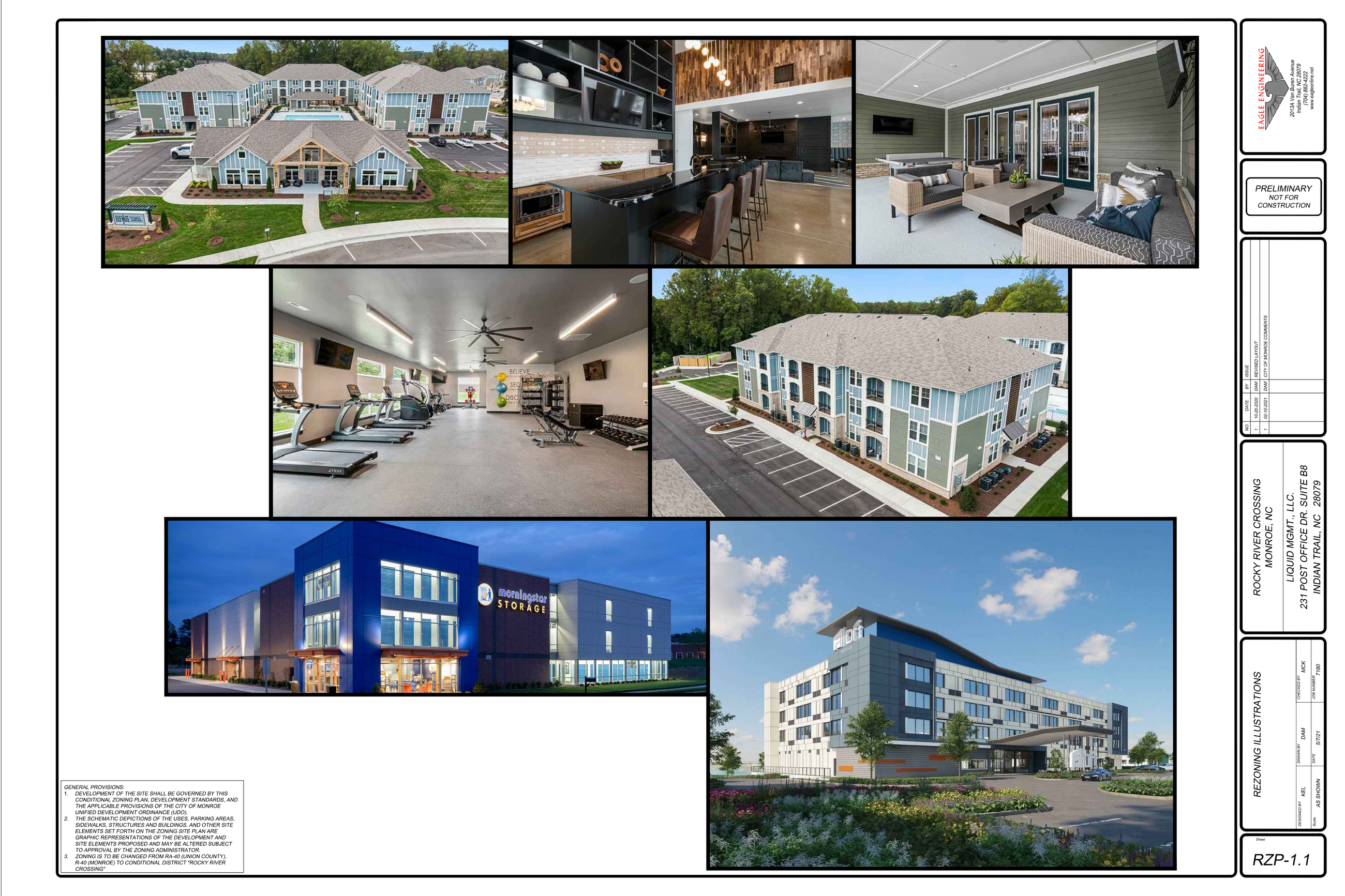 Rocky River Crossing Elevations